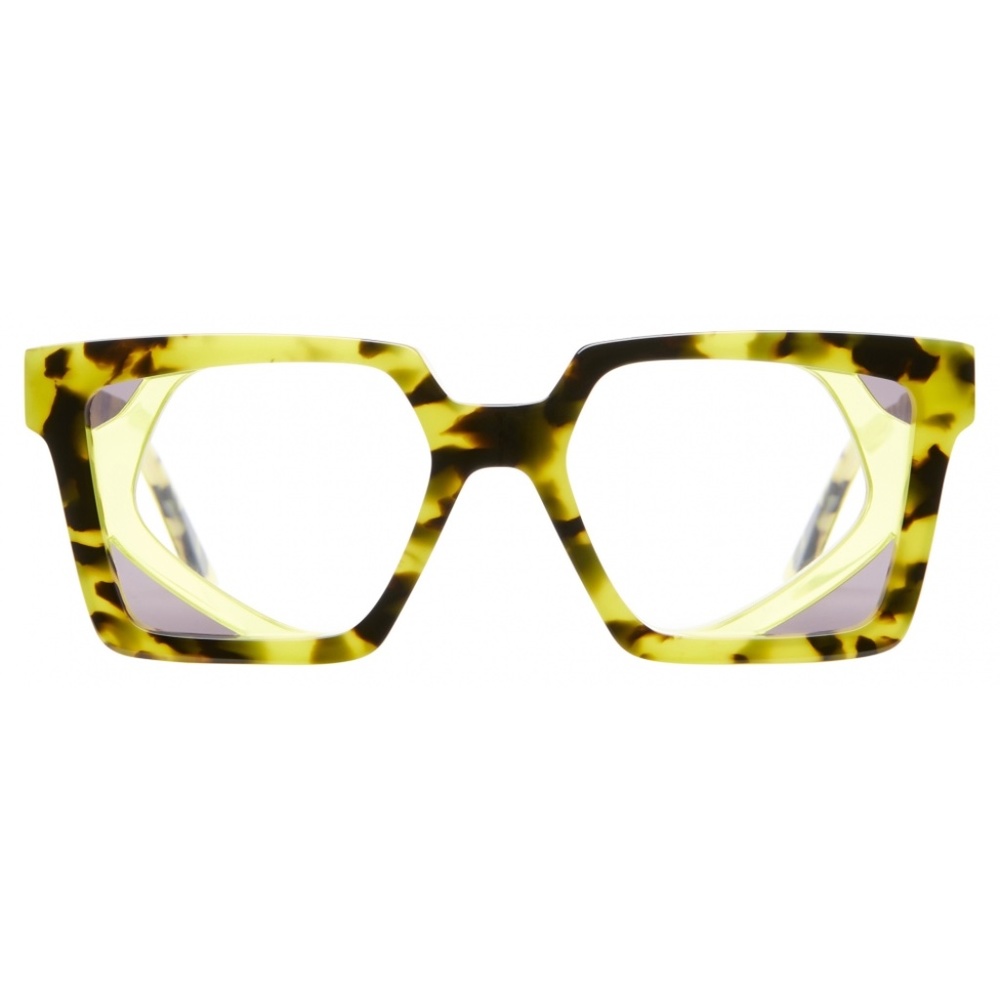 Kuboraum- Mask T6- Yellow Tortoise- T6 YT- Optical Glasses